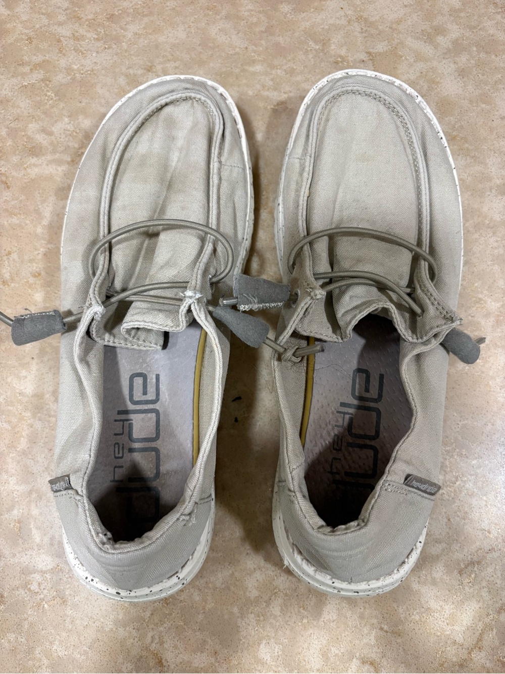 Hey Dude Slip-On Sneakers, Light Gray